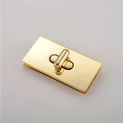 크로스 턴 잠금 버클 지갑 잠금 지갑 트위스트 잠금 장치