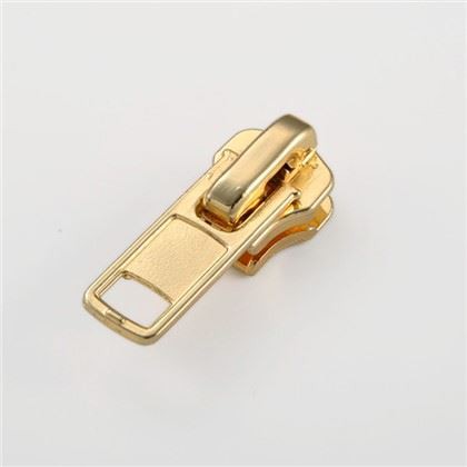 의복을 위한 금 아연 합금 금속 지퍼 슬라이더 새로운 지퍼 슬라이더