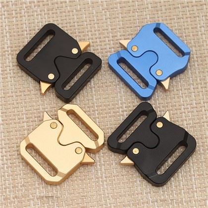 니켈 프리 황동 사이드 스냅 버클 도그 하네스 퀵 릴리스 넥 버클